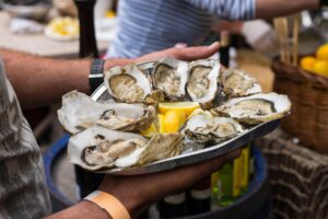 Oysters in a gout diet